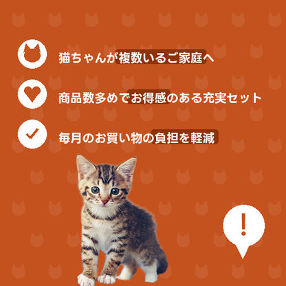 にゃんこ大家族たっぷり満足便 特徴