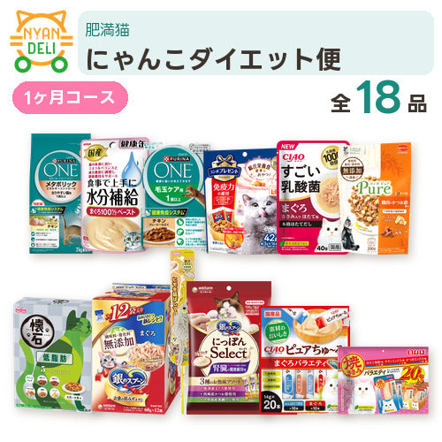 にゃんこダイエット便 商品セット内容